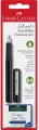 Pióro Wieczne Faber-Castell szkolne Carbon Look + 6 naboi - tantis.pl