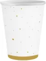 Kubeczki papierowe Celebrate złote 250ml 6szt - tantis.pl