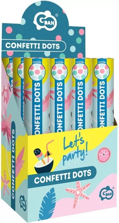 Konfetti pneumatyczne Let's party 30cm - tantis.pl