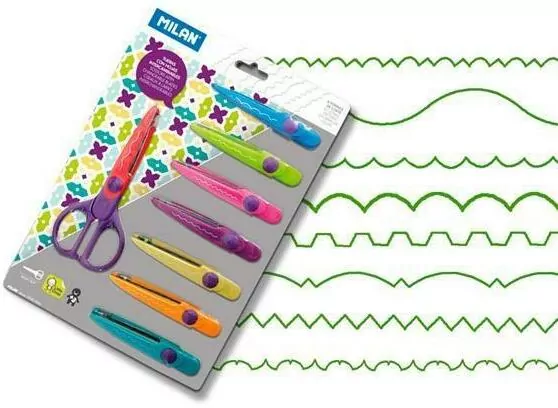 Nożyczki do wycinania wzorów z 8 ostrzami - tantis.pl