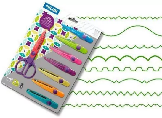 Nożyczki do wycinania wzorów z 8 ostrzami