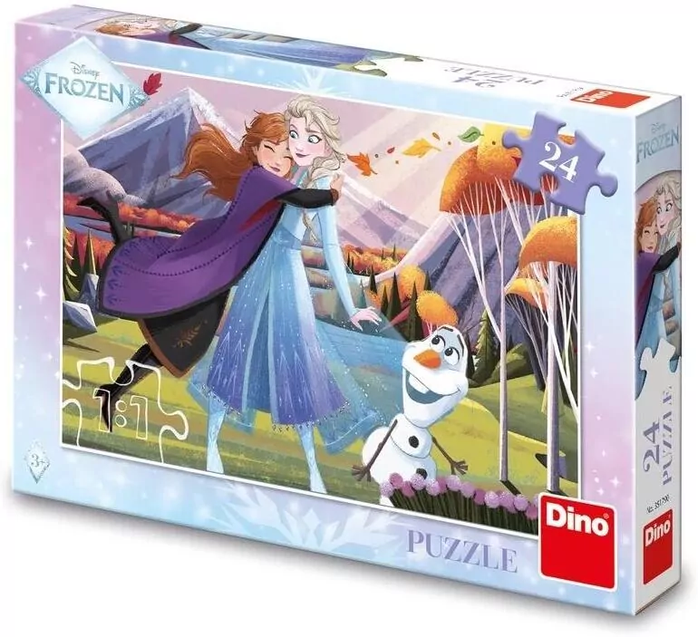 Puzzle Kraina Lodu Siostry w objęciach 24el - tantis.pl