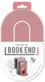 Book End Podpórka pod książki pudrowy róż - tantis.pl