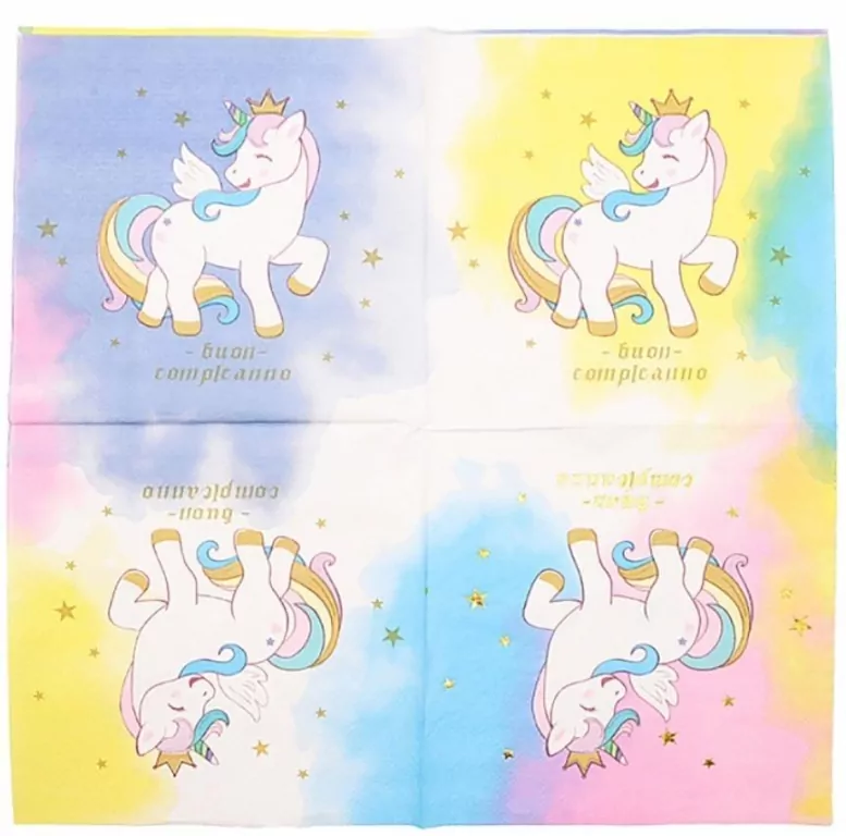 Serwetki papierowe Unicorn PARTY GO - tantis.pl