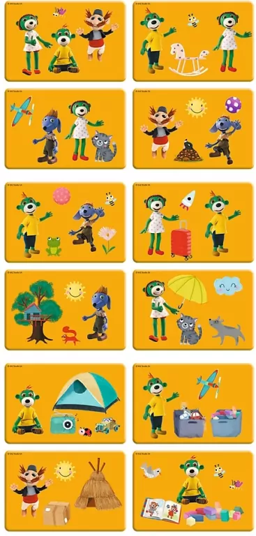 Trefl. Puzzle magnetyczne. Treflikowy dzień - tantis.pl