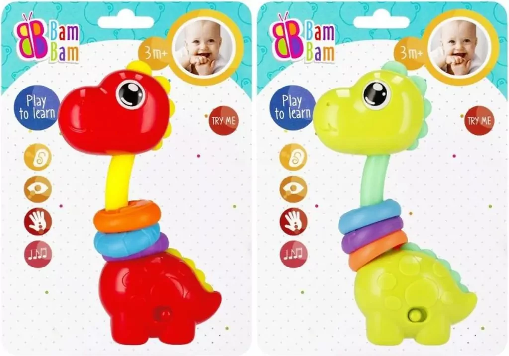 Muzyczny Dinuś BamBam 1 szt. mix - tantis.pl
