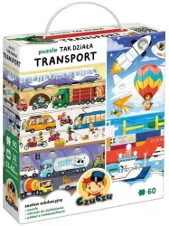 CzuCzu. Puzzle. Tak działa transport. 60 el.