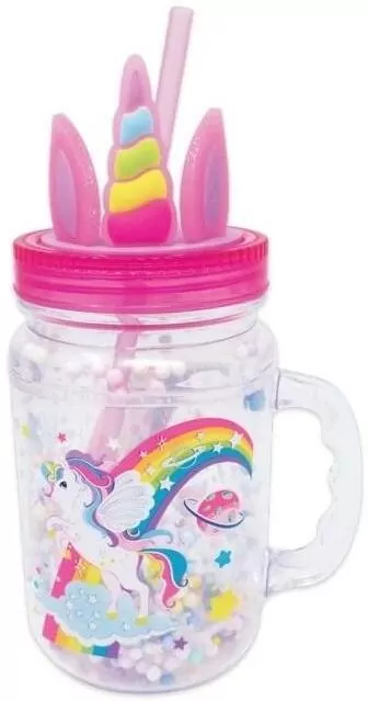 Kubek ze słomką Jednorożec 570ml - tantis.pl