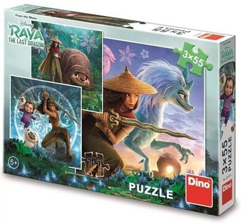 Puzzle 3x55 Raya i ostatni smok - tantis.pl
