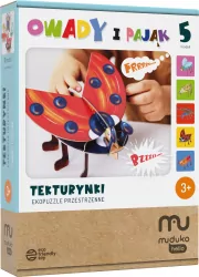 Muduko. Tekturynki. Ekopuzzle przestrzenne. Owady