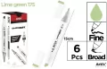 Marker Chromax z 2 końcówk. lime green 175 - tantis.pl