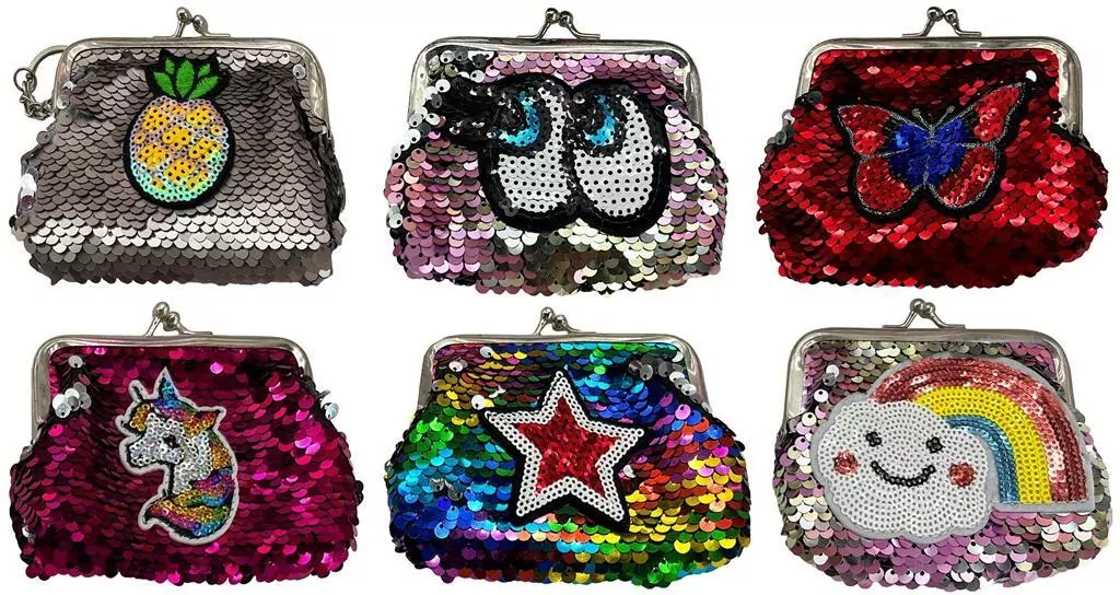 Portfelik cekiny MIX - tantis.pl