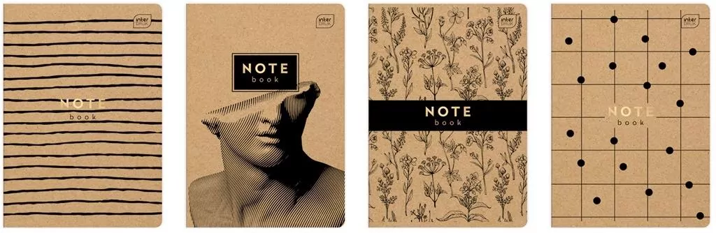 Zeszyt A5/60K gładki HS Kraft - tantis.pl