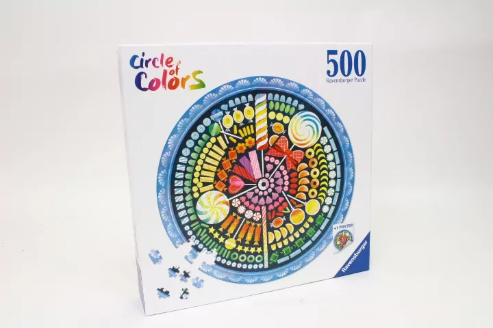 Puzzle 500 Paleta kolorów: cukierki - tantis.pl