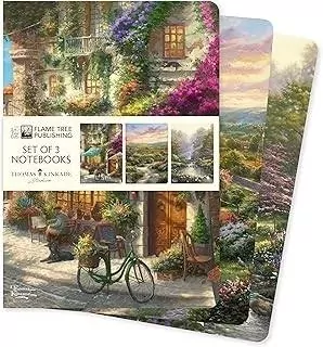 Zestaw 3 notatników A5 Thomas Kinkade - tantis.pl