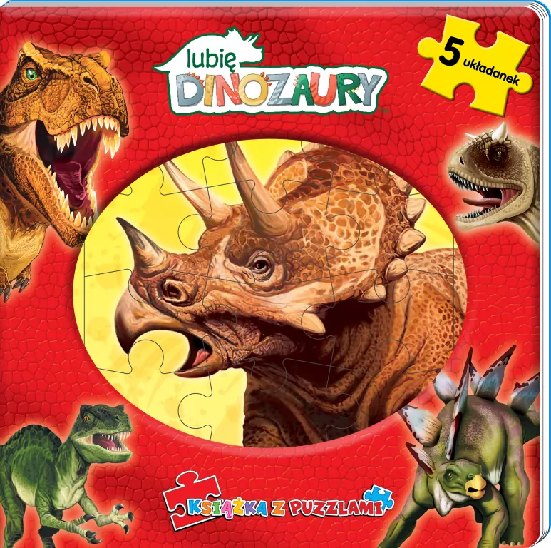 Lubię Dinozaury. Książka z puzzlami - tantis.pl