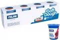 Ciastolina Basic 116g. Czerwona 4 słoiczki - tantis.pl