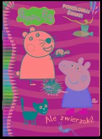 Peppa Pig. Ale zwierzaki! Pokoloruj świat! cz. 4 - tantis.pl