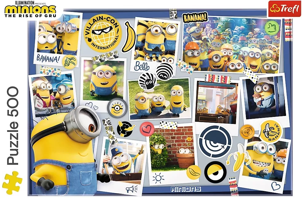 Puzzle 500. Minionki. Zwariowana kolekcja zdjęć - tantis.pl