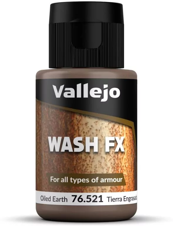 Vallejo: 76.521 - Wash FX - Oiled Earth (35 ml) - tantis.pl