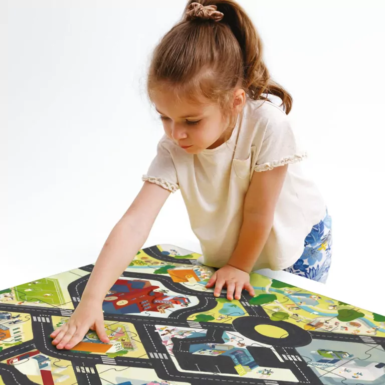CzuCzu. Droga dla pojazdów. Duże puzzle. 3+ - tantis.pl