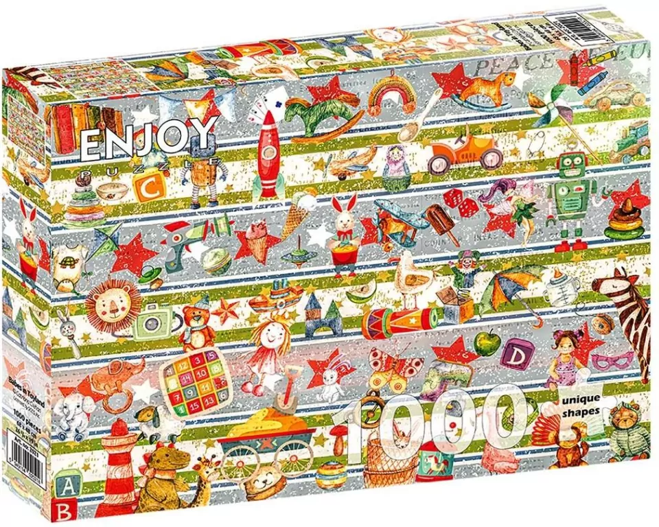 Puzzle 1000 Kraina zabawek - tantis.pl