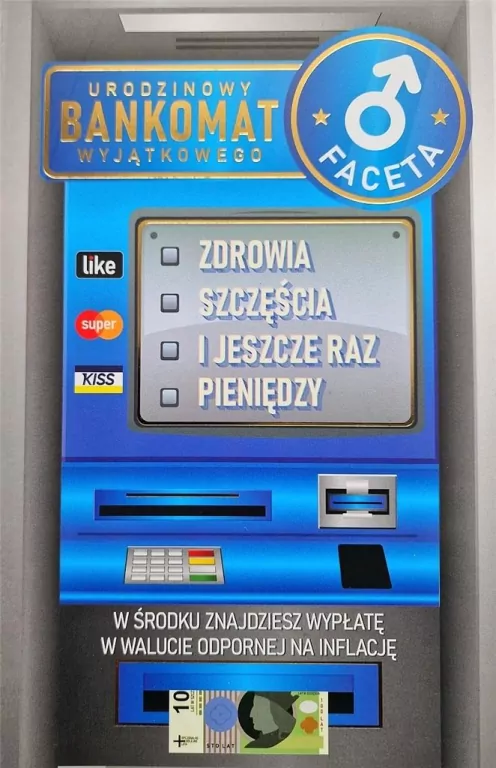 Karnet Urodziny męskie - tantis.pl