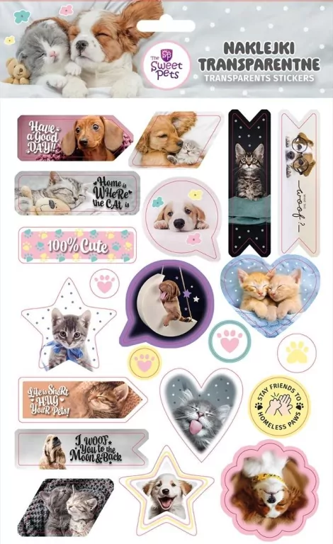Naklejki ozdobne The sweet pets mix - tantis.pl