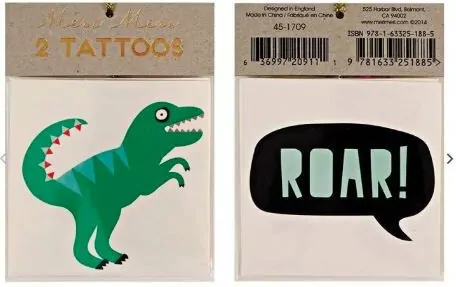 Meri Meri. Tatuaże Roar - tantis.pl