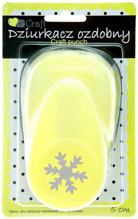 Dziurkacz ozdobny śnieżynka 5cm - tantis.pl