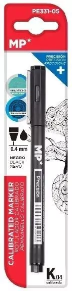Marker precyzyjny kaligraficzny 0,4mm czarny - tantis.pl