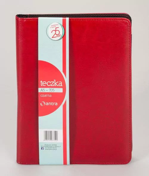 Teczka A5 705 czerwona ANTRA - tantis.pl