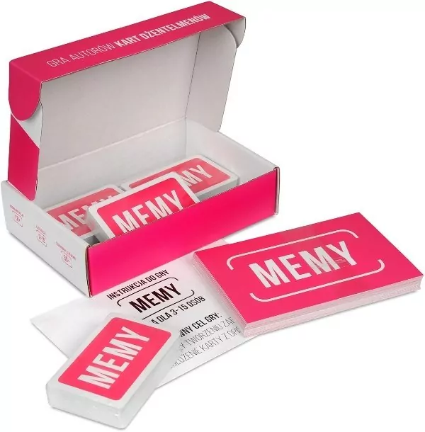 Memy: Imprezowa gra karciana dla okropnych ludzi, którzy wiedzą jak się dobrze bawić - tantis.pl