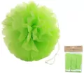 Ozdoba papierowa pompon zielona 25cm - tantis.pl