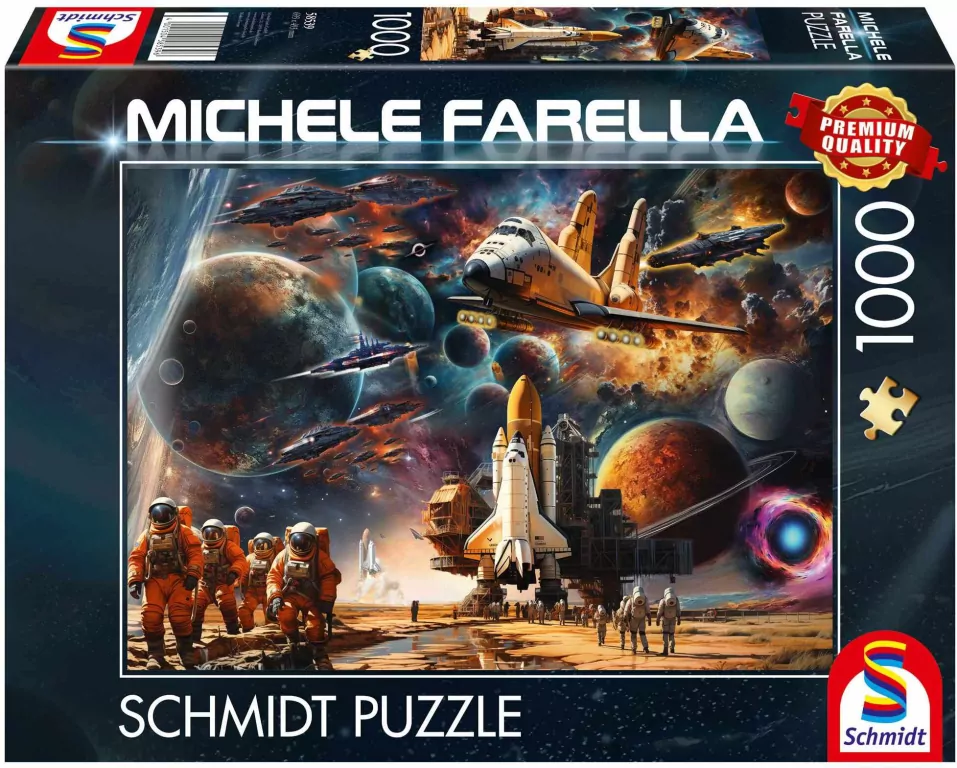 Puzzle PQ 1000 Michele Farella Podróż do galakt G3 - tantis.pl