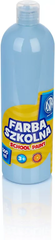 Farba szkolna. Błękitna 500ml - tantis.pl