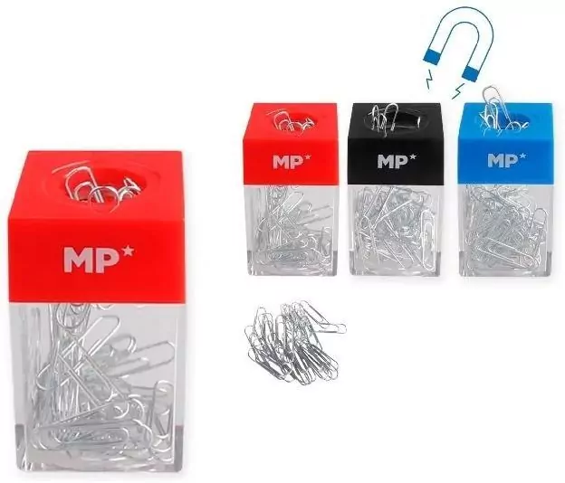 Pojemnik magnetyczny ze spinaczami 50szt MIX - tantis.pl