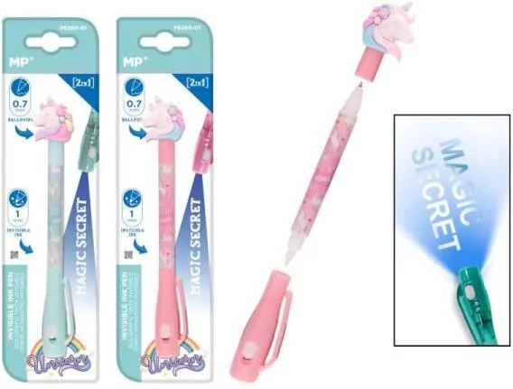 Magiczny długopis UV z podwójną końcówką - tantis.pl