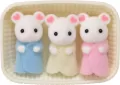 Zestaw Trojaczki Piankowych Myszek. Sylvanian Families - tantis.pl
