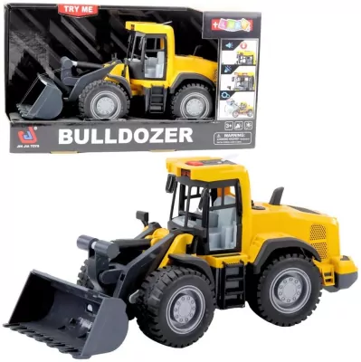 Buldożer koparka ruchoma światło dźwięk