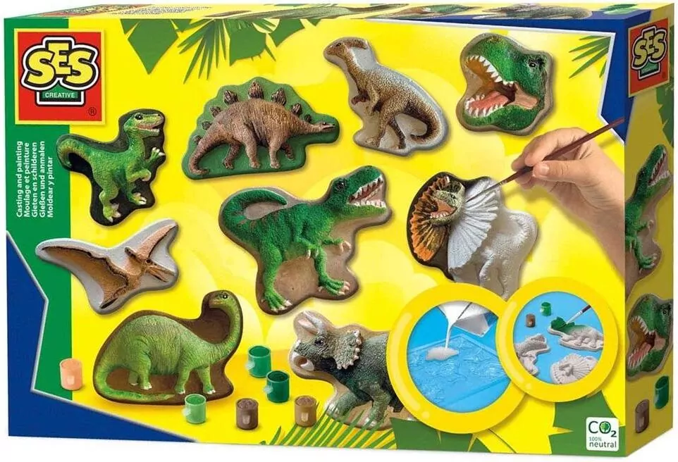 Odlewy gipsowe. Świat dinozaurów - tantis.pl