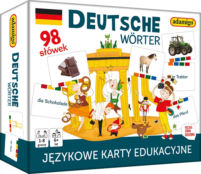 Deutsche Worter - językowe karty edukacyjne - tantis.pl