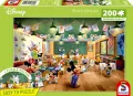 Puzzle 200 Myszka Miki & Minnie w szkole (Disney) - tantis.pl