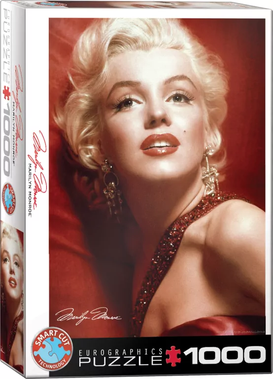 Puzzle 1000 Marilyn Monroe Red Portrait 6000-0812 - tantis.pl