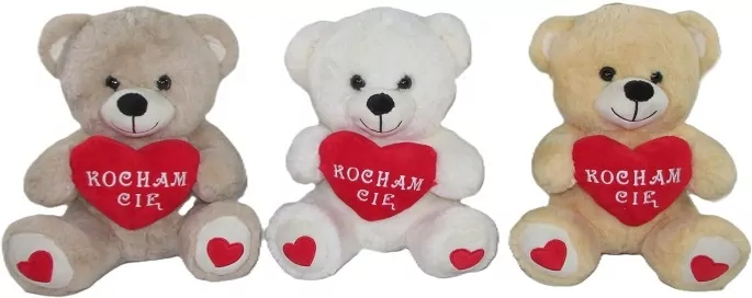 Miś Kocham Cię 20cm MIX - tantis.pl