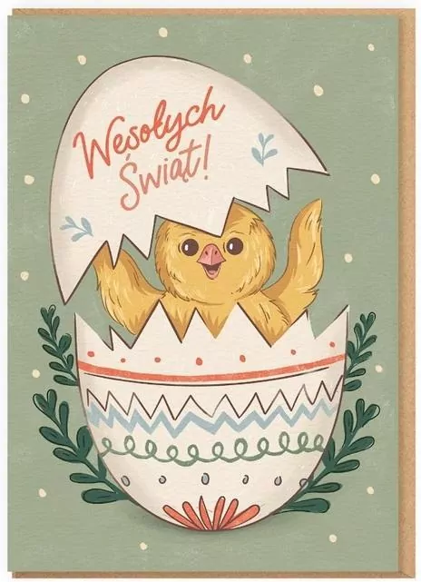 Karnet Wielkanoc - Wesołych Świąt! - tantis.pl