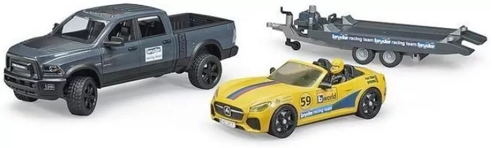 Auto Dodge RAM 2500 Power Wagon z lawetą i autem - tantis.pl