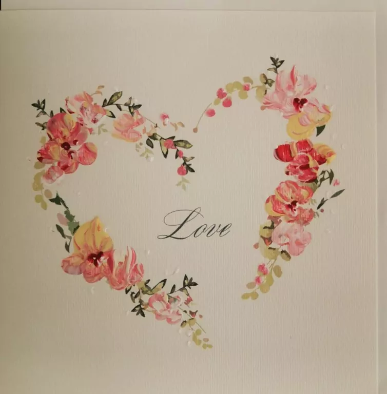 Karnet Walentynki Kwadrat: Love - tantis.pl