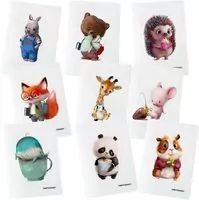 Zeszyt A5/32K kratka PP Cute, 9 sztuk - tantis.pl