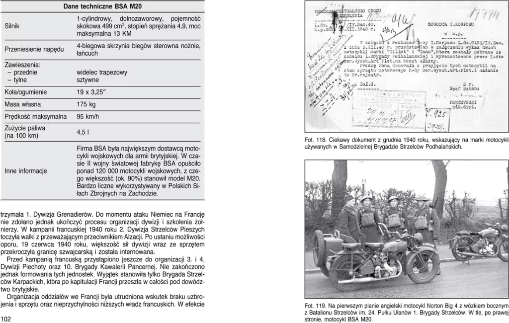 Motocykle Wojska Polskiego 1918-1950 wyd. 3 - tantis.pl